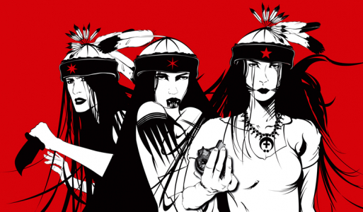 Jolene Nenibah Yazzie, Sisters of War, 2017