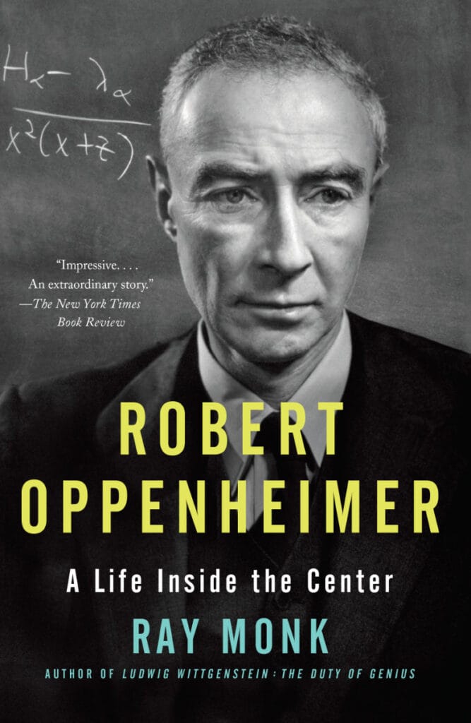 Book cover: Robert Oppenheimer: A Life Inside The Center By Ray Monk