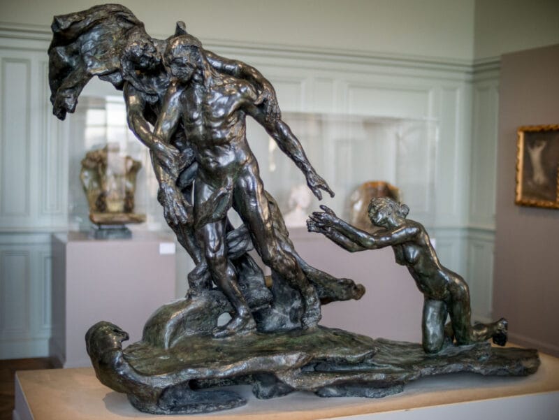 Photo of the sculpture The Mature Age by Camille Claudel