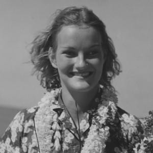 Doris Duke and James Cromwell - Hawaii