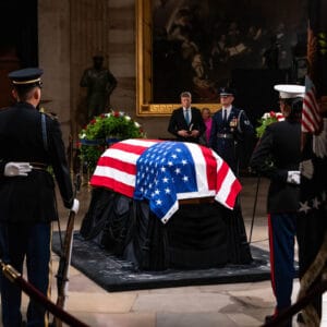 Photo of Jimmy Carters coffin