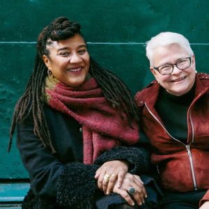 Lynn Nottage, left, and Paula Vogel in New York this month. Credit Tawni Bannister for The New York Times