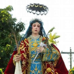Photo of a statue of Mary of Cleophas (Santa Maria Cleophas)