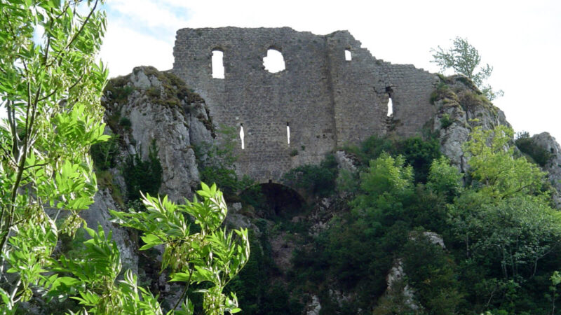 Photo of the Roquefixade castle