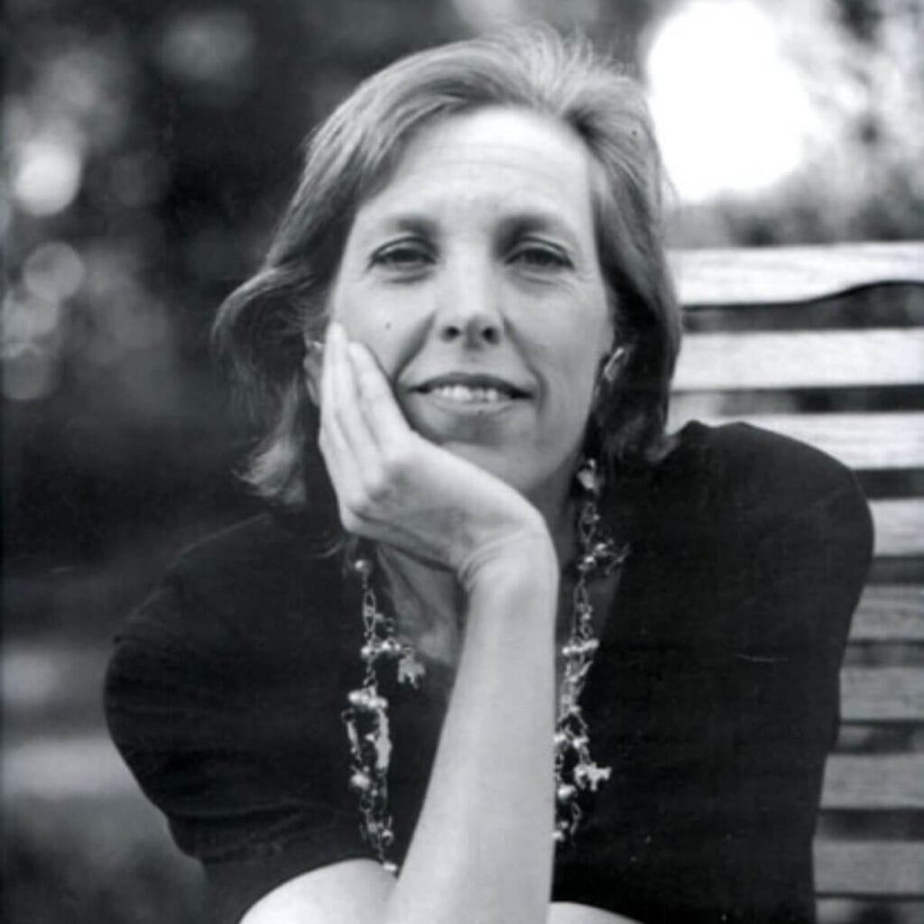 Photo of Sallie Bingham from the 1990s book Upstate