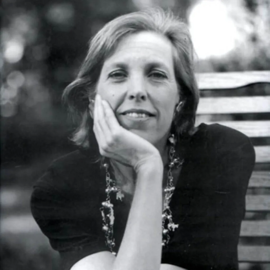 Photo of Sallie Bingham from the 1990s book Upstate
