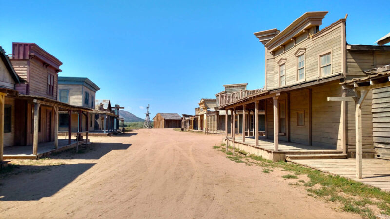 Photo of Main Street of Bonanza Creek Movie Studio