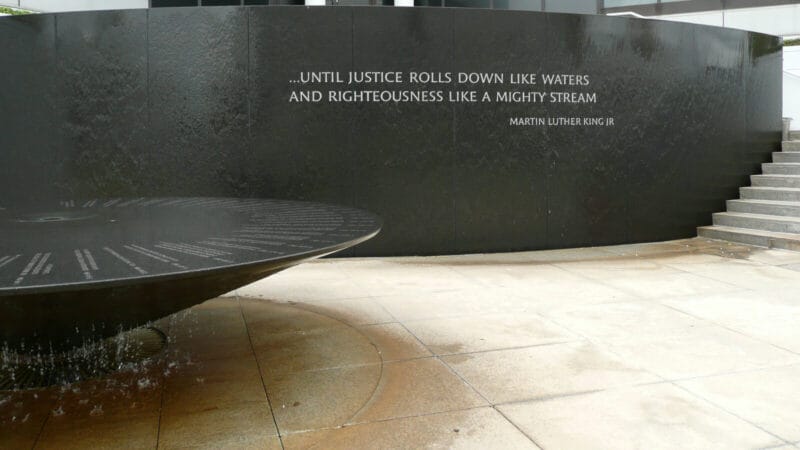 Photo of the Civil Rights memorial