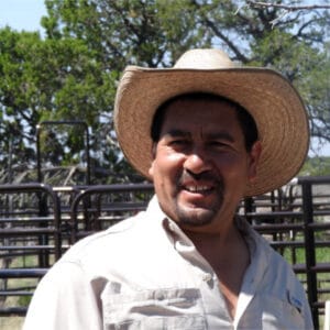 Construction worker at Apache Mesa Ranch in 2012