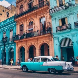 Street in Havana - photo by Augustin de Montesquiou