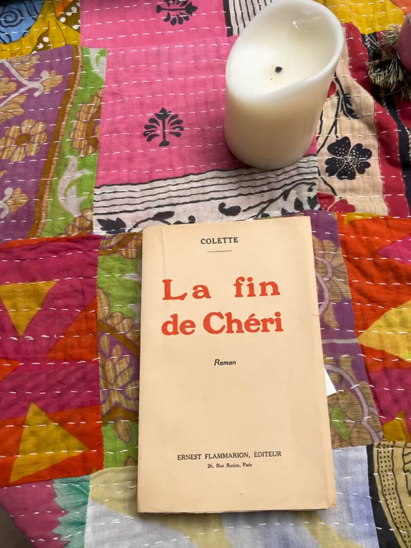 Photo of small book on a quilt