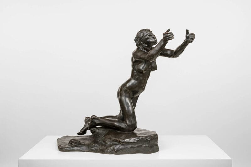 Photo of the sculpture L’Implorante by Camille Claudel
