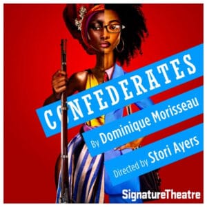 Poster for the play Confederates