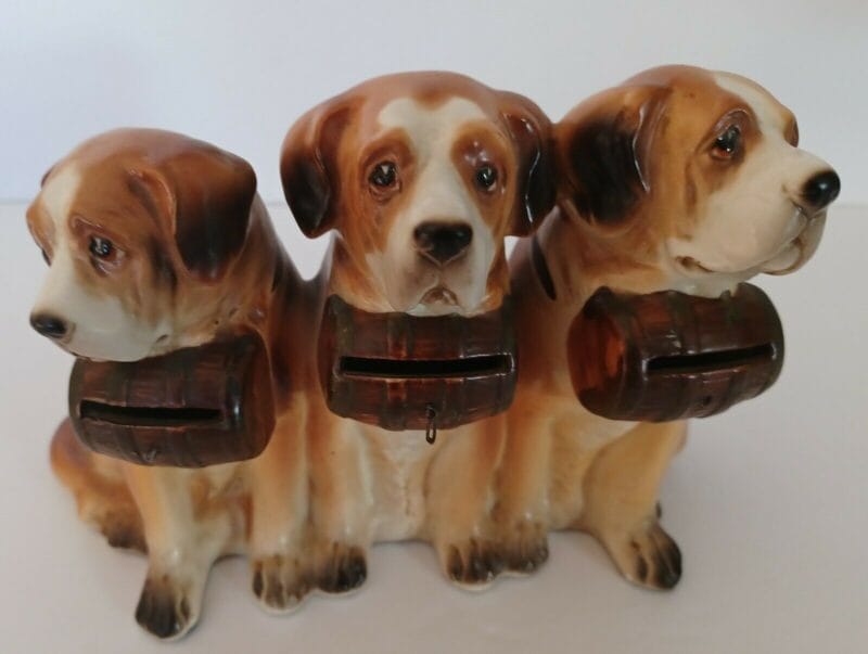 Photo of vintage doggy bank