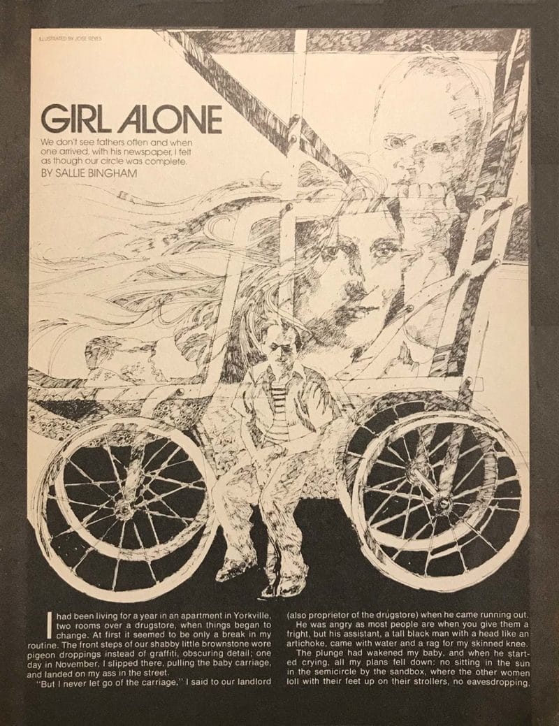 "Girl Alone" - Playgirl Magazine