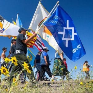 Standing Rock Sioux protests - photo by Terray Sylvester, Outside Online