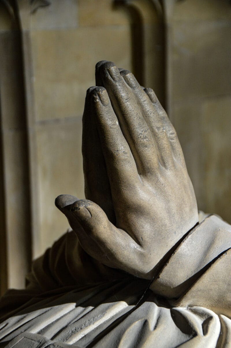 Photo of praying hands