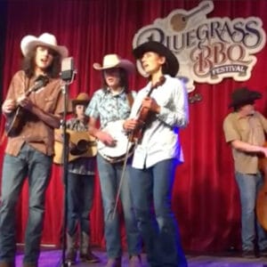 Photo of High Lonesome Highway performing onstage