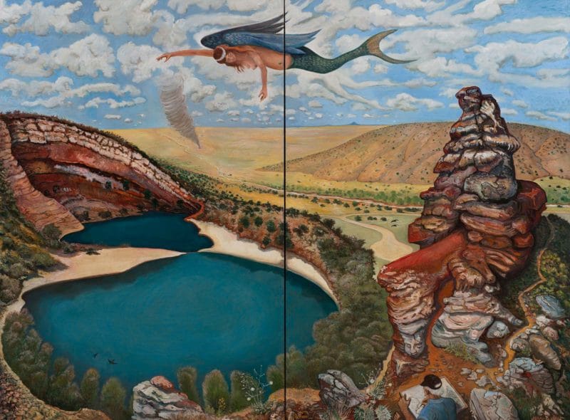 Painting by Jerry West, New Mexico