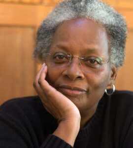 Photo of Black lesbian feminist activist Mandy Carter