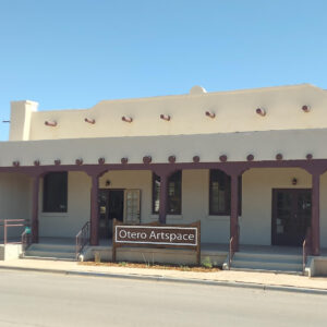 Photo of the Otero Arts Inc adobe building