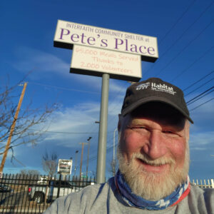 Photo of man in front of Pete