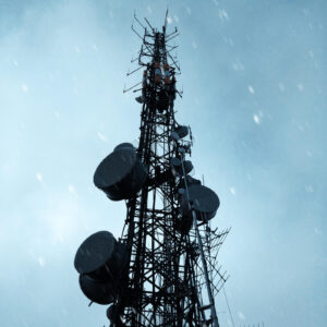 Photo of a cell phone tower