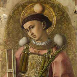 Painting of Saint Stephen by Carlo Crivelli
