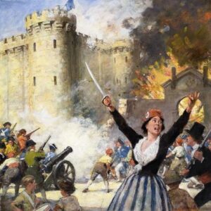 Painting of the Storming of the Bastille