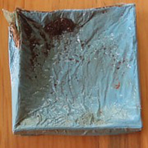 Photo of dirty Tiffany jewelry box