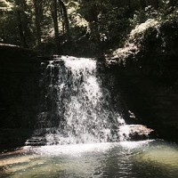 Wolf Pen Mill Farm Waterfall - Photo by Laurie Doctor
